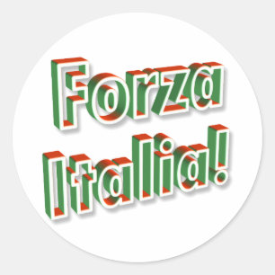 Autocollant de "Forza Italia"