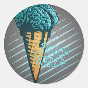 Autocollant de gel de cerveau