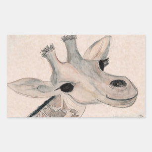 Autocollant de girafe