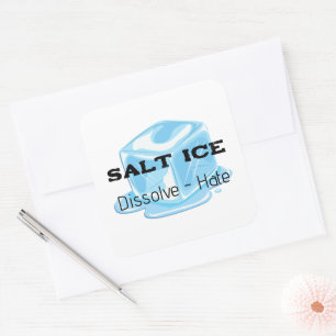 Autocollant de glace salée