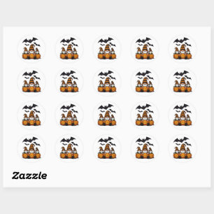 Autocollant de gnome d'Halloween
