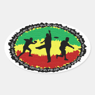 autocollant de golf sur disque