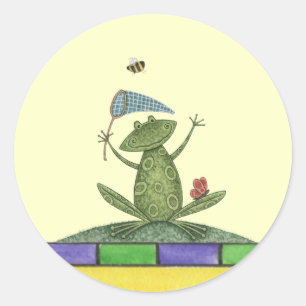 autocollant de grenouille