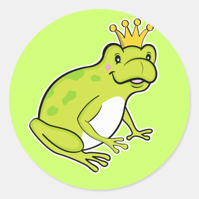 Autocollant de grenouille (Devant)