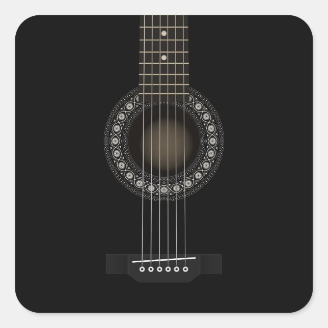 Autocollant de guitare acoustique (Devant)