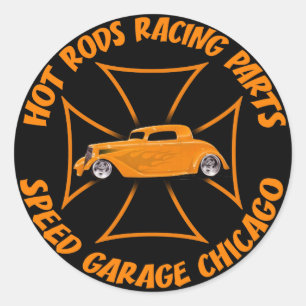 Autocollant de hot rod