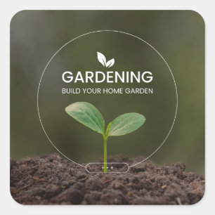 Autocollant de jardinage gras maman plante jar