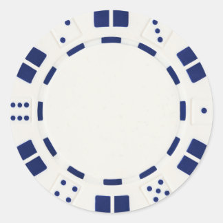 autocollant de jeton de poker