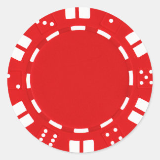 autocollant de jeton de poker