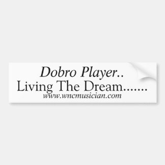 Autocollant de joueur de Dobro