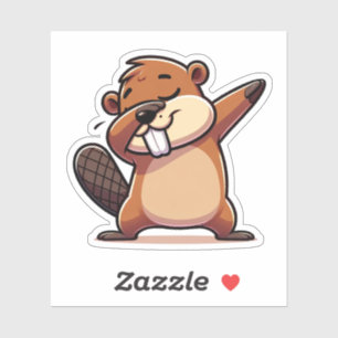 Autocollant de jour de marmotte