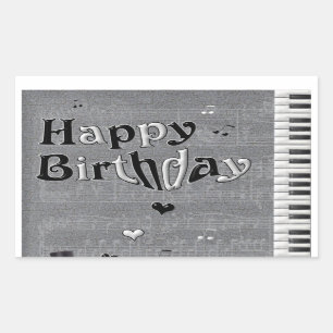 Autocollant de joyeux anniversaire