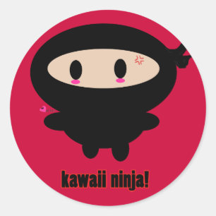 Autocollant de Kawaii Ninja