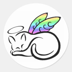 Autocollant de Kitty d'ange