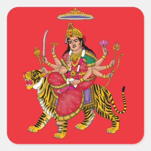 Autocollant de la déesse Durga