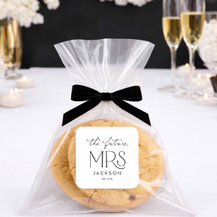 Autocollant de la future Mme Shower de mariage