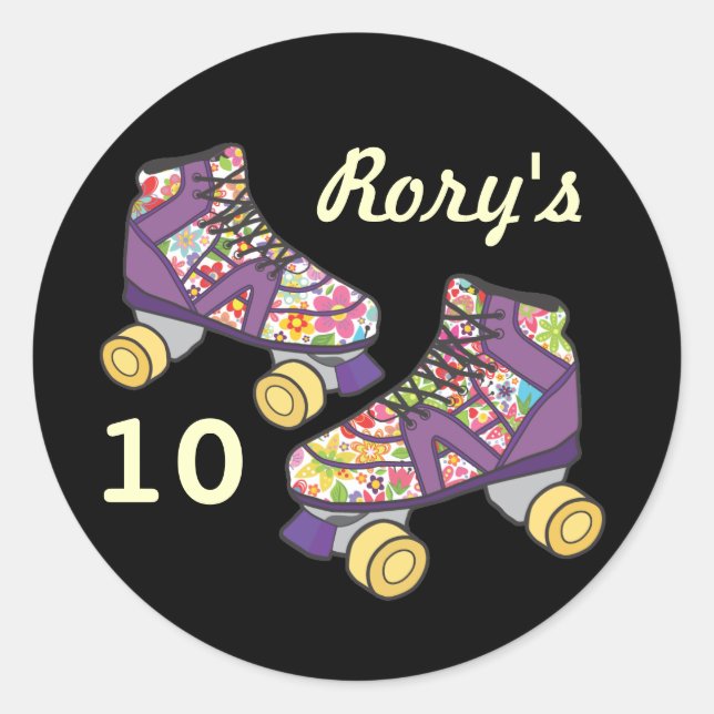 Autocollant de la partie de patinage à rouleaux vi (Devant)