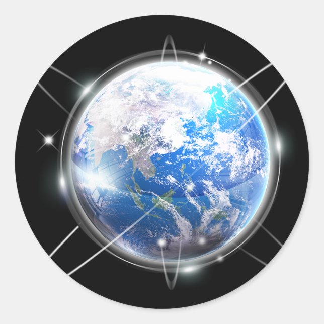 Autocollant de la Terre (Devant)