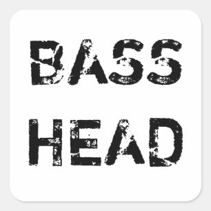 Autocollant de la tête basse