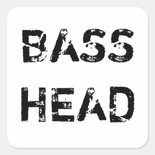 Autocollant de la tête basse (Devant)