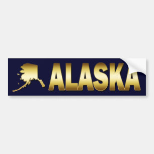 AUTOCOLLANT DE L'ALASKA D'OR