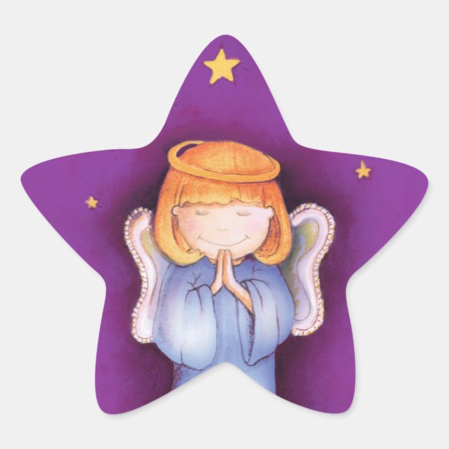 autocollant de l'ange de Noël (Devant)