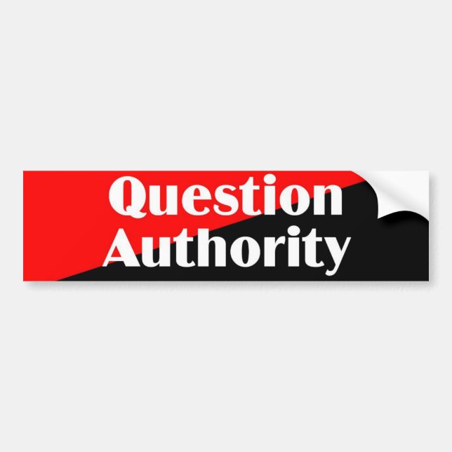Autocollant de l'autorité 2 de question (Devant)