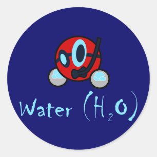 Autocollant de l'eau