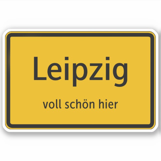 Autocollant de Leipzig (Devant)