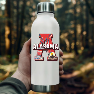 Autocollant de l'État de l'Alabama   Design de mon