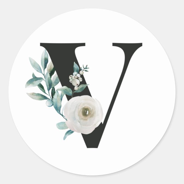 Autocollant de lettres initiales des vacances d'hi (Devant)