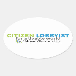 Autocollant de lobbyiste de citoyen