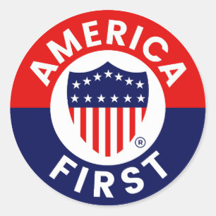 Autocollant de logo America First