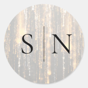 Autocollant de logo de fournisseur de mariage mode