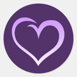 Autocollant de logo de Purple Heart