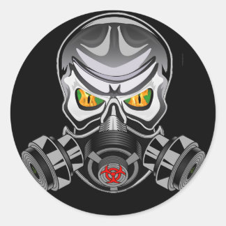 Autocollant de logo toxique