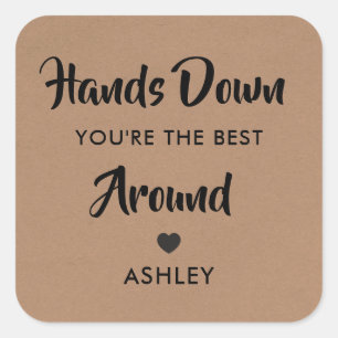 Autocollant « De loin, tu es le meilleur »,