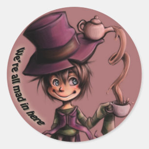 autocollant de madhatter