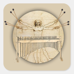 Autocollant de maillet de da Vinci