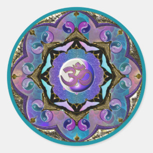 Autocollant de mandala de lune
