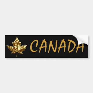Autocollant de Mapleleaf de médaille d'or