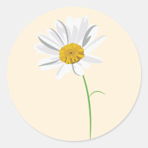Autocollant de marguerite