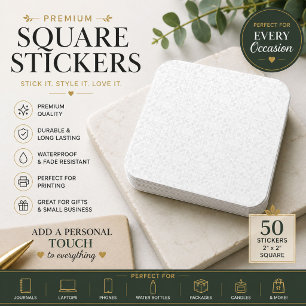 Autocollant de mariage en dentelle blanche de luxe