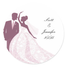 Autocollant de mariée et de chambre