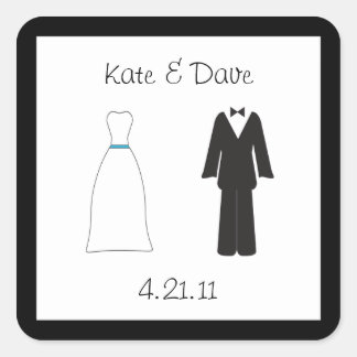 Autocollant de mariée et de chambre