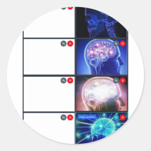 Autocollant de mème personnalisé TRVMP