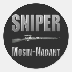Autocollant de Mosin-Nagant de tireur isolé