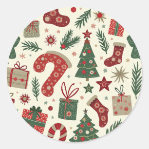 autocollant de noël