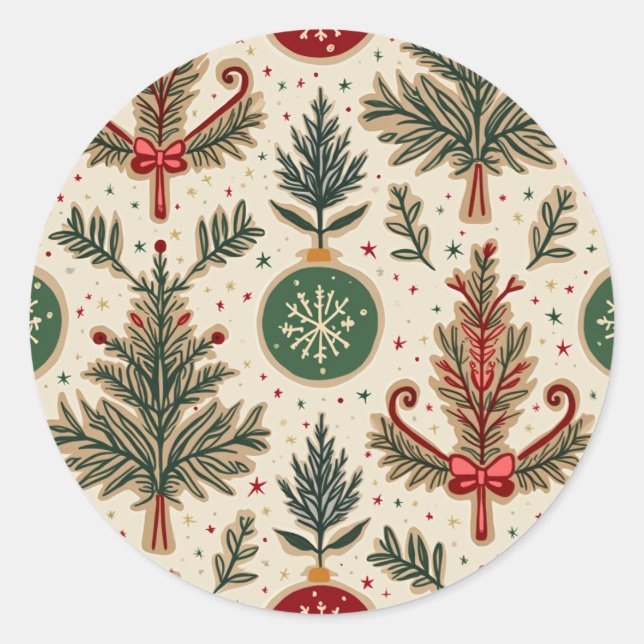 autocollant de noël (Devant)