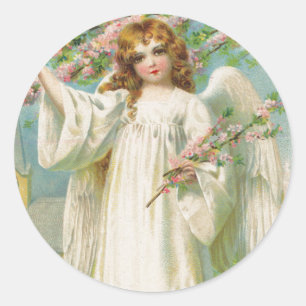 Autocollant de Noël Victorian Angel